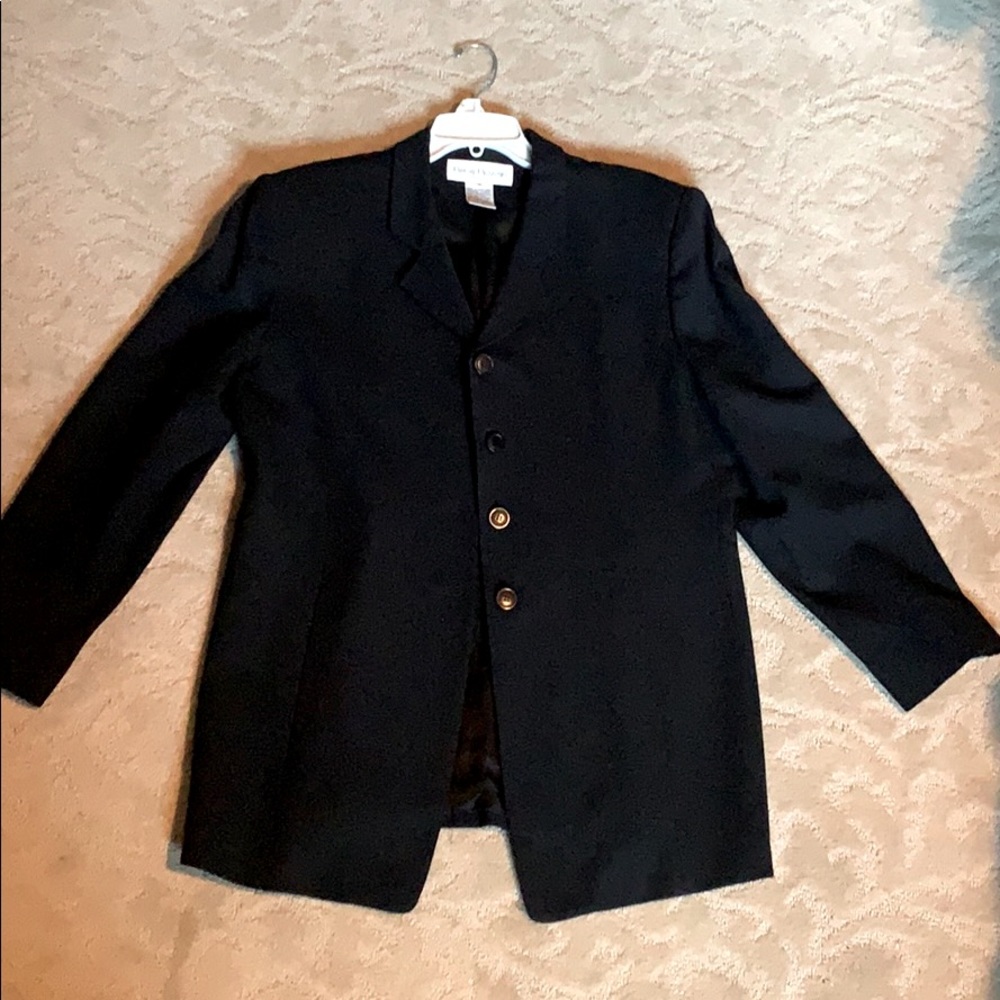 Black long lined blazer